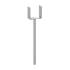 Support de Poteau ZNO PS 120U 121x624x124x4 mm - Acier Zingué - Fixation Robuste - D-Work