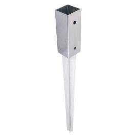 Support de Poteau à Enfoncer PSG 51x600x1,5 mm - Acier - Fixation Robuste - D-Work