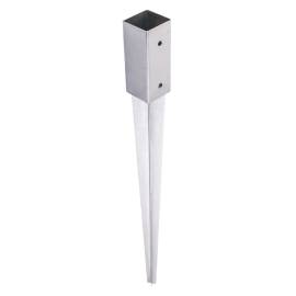 Support De Poteau À Enfoncer PSG 61x750x1,8 mm - Acier - Fixation Robuste - D-Work