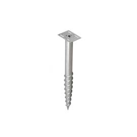 Base De Poteau À Visser PWF 76x1000x3,5 Mm - Acier - Fixation Robuste - D-Work