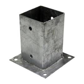 Base De Poteau À Visser 3Xm16 Pwg 76/1600 - 76X1600X3.0 mm - D-Work
