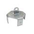 6 Fixations de Poutre Horizontale PWOM 69x30x2 mm - Acier - Fiables et Pratiques - D-Work