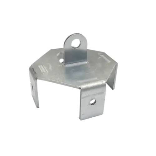 6 Fixations de Poutre Horizontale PWOM 69x30x2 mm - Acier - Fiables et Pratiques - D-Work
