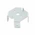 6 Fixations de Poutre Horizontale PWOM 69x30x2 mm - Acier - Fiables et Pratiques - D-Work