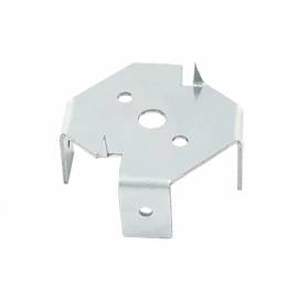 6 Couvercles De Fixation De Poutre Horizontale Pwom 2 - 69X30X2.0 mm - D-Work