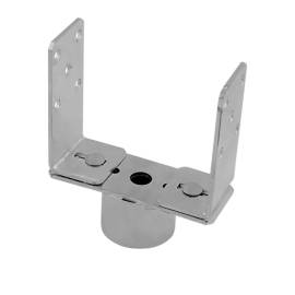 4 Pièces De Montage Type U PWOM 60-200x184x4 mm - Acier - Fixation Fiable - D-Work