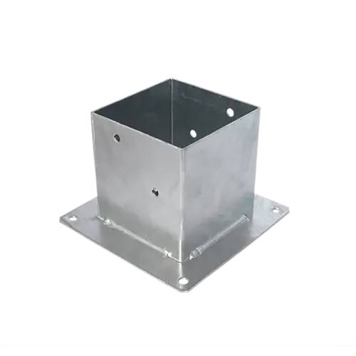 Pied De Poteau À Boulonner PSP 141x150x220x2,5 mm - Acier - Fixation Solide - D-Work