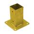 Support De Poteau Znz Psp 70 - 71X150X150X1.8 mm Galvanisé Zingué Bichromaté - D-Work