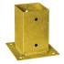 Support De Poteau Znz Psp 90 - 91X150X150X1.8 mm Galvanisé Zingué Bichromaté - D-Work