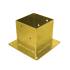 Support De Poteau Znz Psp 160 - 161X200X220X2.5 mm Galvanisé Zingué Bichromaté - D-Work