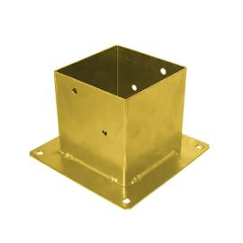 Support de Poteau ZNZ PSP 161x200x220x2,5 mm - Galvanisé Zingué Bichromaté - D-Work