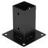 Support De Poteau C PSP 121x150x180x2,0 Mm - Peint Noir - D-Work