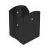 Support De Poteau C PSPW 91x150x2 Mm - Peint Noir - Fixation Robuste - D-Work