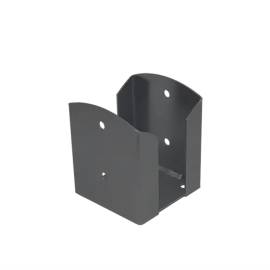 Support de Poteau AN PSPW 121x150x2,5 mm - Peint Anthracite - Résistant et Fiable - D-Work