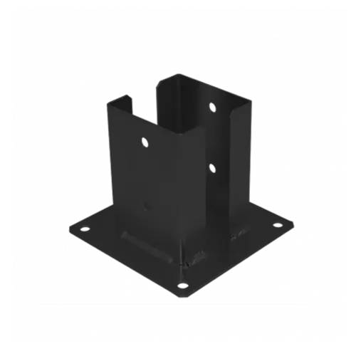 Support De Poteau C PSPD 101x150x2,5 Mm - Peint Noir - D-Work