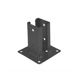 Support De Poteau An Pspd 70 - 71X150X2.0 mm Peint Anthracite - D-Work