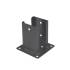 Support De Poteau An Pspd 90 - 91X150X2.0 mm Peint Anthracite - D-Work