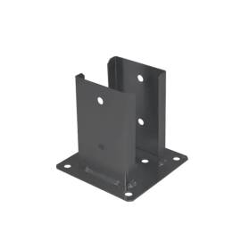 Support De Poteau An Pspd 90 - 91X150X2.0 mm Peint Anthracite - D-Work