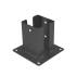 Support De Poteau AN PSPD 100 101x150x2,5 mm - Peint Anthracite - D-Work