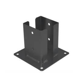 Support De Poteau An Pspd 100 - 101X150X2.5 mm Peint Anthracite - D-Work