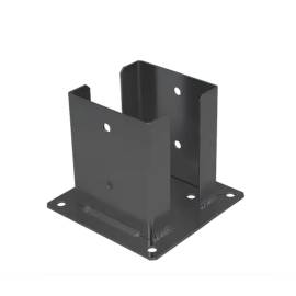 Support de Poteau AN PSPD 121x150x2,5 mm - Peint Anthracite - Fixation Robuste - D-Work