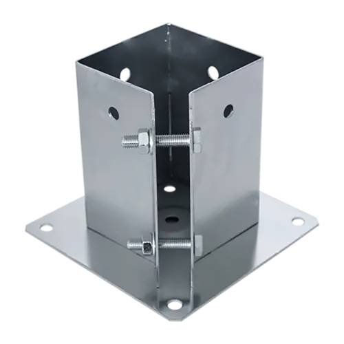 Support de Poteau PSPA 101x150x2 mm - Acier - Fixation Robuste - D-Work