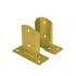 Support De Poteau Znz Psd 90 - 91X150X2.0 mm Galvanisé Zingué Bichromaté - D-Work