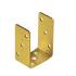 10 Pieds De Poteau Znz Pso 80 Support - 81X120X60X4.0 mm Galvanisé Zingué Bichromaté - D-Work