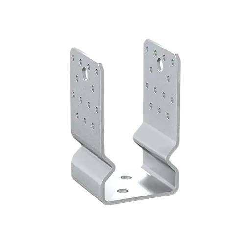 6 Pieds De Poteau Zno Pssoz 80 Support - 81X150X80X4.0 mm Galvanisé À Chaud - D-Work