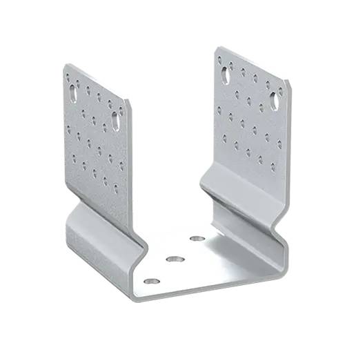 6 Pieds De Poteau Zno Pssoz 120 Support - 121X150X120X4.0 mm Galvanisé À Chaud - D-Work