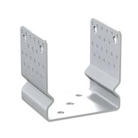 6 Pieds De Poteau Zno Pssoz 140 Support - 141X150X120X4.0 mm Galvanisé À Chaud - D-Work
