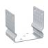 6 Pieds De Poteau Zno Pssoz 160 Support - 161X150X120X4.0 mm Galvanisé À Chaud - D-Work