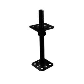 4 Supports De Poteau KTL PSR 80 M20 80x250x3 mm - Cataphorèse - D-Work