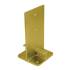 Support De Poteau Znz Puw 140 - 140X250X8.0 mm Galvanisé Zingué Bichromaté- D-Work