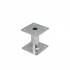 Support De Poteau Zno Pmf 100 - 100X100X150X4.0 mm Galvanisé À Chaud - D-Work
