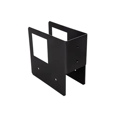 8 Connecteurs Pour Support À Bois De Chauffage Sek 2 - 75X158X160X2.0 mm Peint Noir - D-Work