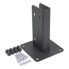 6 Pieds De Poteau Pour Pergola An Gpp 80 Support - 80X200X150X2.0/4.0 mm Peint Anthracite - D-Work