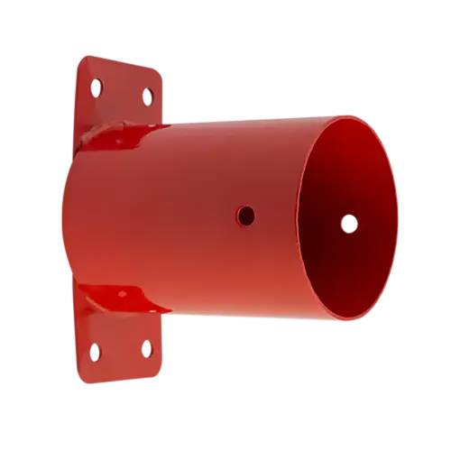Connecteur Mural Pour Poutre Ronde Cz Ø100 mm Rouge Ghso 100 - D-Work