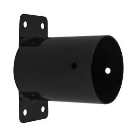 Connecteur Mural Pour Poutre Ronde Z Ø100 mm Noir Ghso 100 - D-Work
