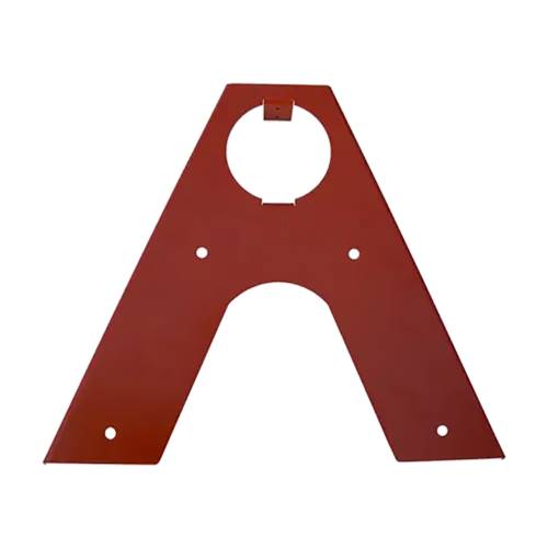 Connecteur Pour Poutre Ronde Cz Ghko 100 - 100X350X2.0 mm Rouge - D-Work