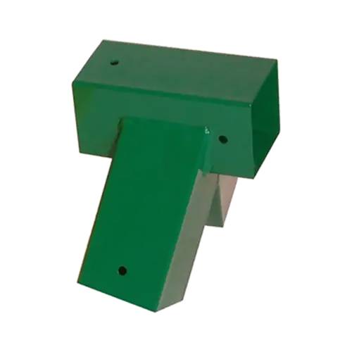 Connecteur Pour Poutre Carrée 90x90 mm - Acier Zingué Vert - Fixation Robuste - D-Work