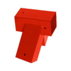 Connecteur Pour Poutre Carrée 100° Cz Ghvk 90 - 90X90 mm Rouge - D-Work