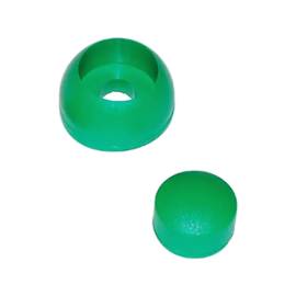 4 Vis M10 Vert GHZ 2 Avec Bouchon - Fixation Durable - D-Work