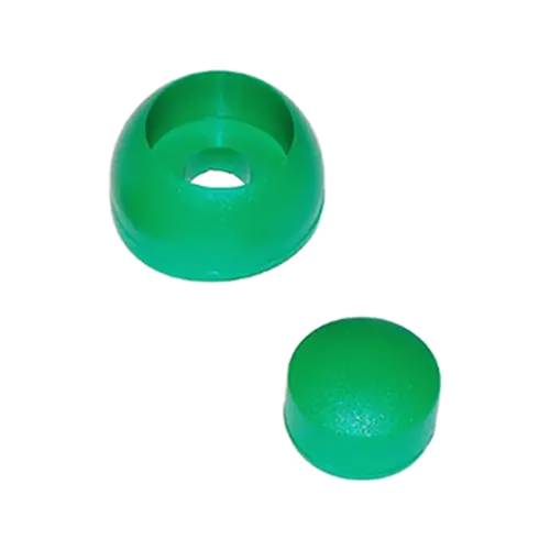 4 Bouchons De Vis M10 Vert Ghz 2 - D-Work