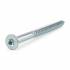 200 Vis De Construction À Tête Fraisée Cs 35030 - 3.5X30 mm T15 Zingué Blanc - D-Work