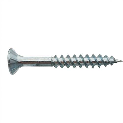 200 Vis De Construction À Tête Fraisée Cs 40045 - 4X45 mm T20 Zingué Blanc - D-Work