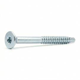 200 Vis De Construction À Tête Fraisée Cs 40060 - 4X60 mm T20 Zingué Blanc - D-Work