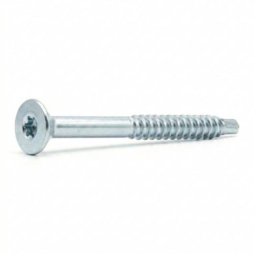 200 Vis De Construction À Tête Fraisée Cs 40060 - 4X60 mm T20 Zingué Blanc - D-Work