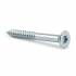 200 Vis De Construction À Tête Fraisée Cs 45070 - 4.5X70 mm T20 Zingué Blanc - D-Work