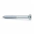 100 Vis De Construction À Tête Fraisée Cs 05100 - 5X100 mm T25 Zingué Blanc - D-Work